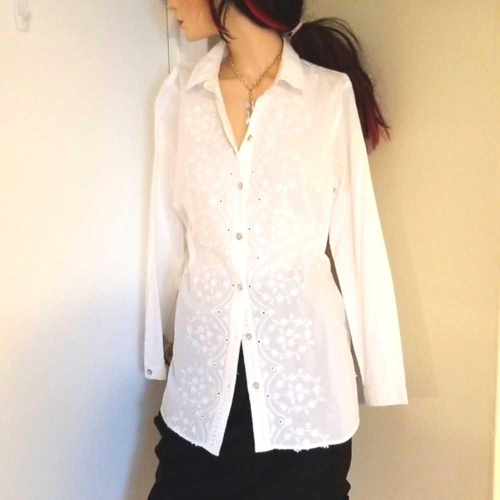J Jill 100% cotton blouse
